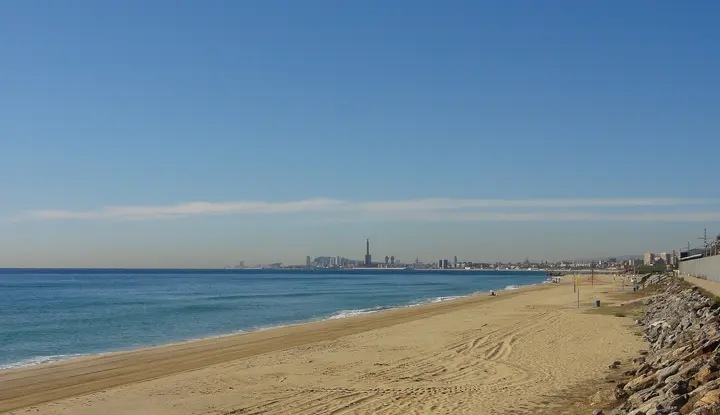 Playa de Pla de Montgat